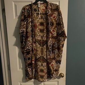 Women's Patterned Cape Jacket